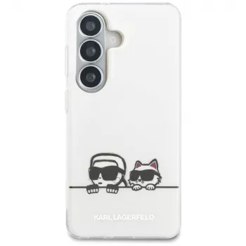 Karl Lagerfeld IML Peekaboo Karl & Choupette MagSafe etui do Samsung Galaxy S26, Transparent