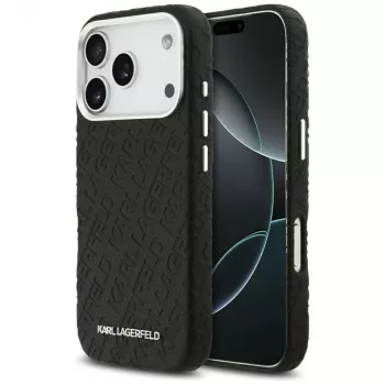 Karl Lagerfeld FW Stamped Karl MagSafe etui do Apple iPhone 17 Pro czarne
