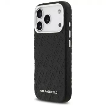 Karl Lagerfeld FW Stamped Karl MagSafe etui do Apple iPhone 17 Pro czarne