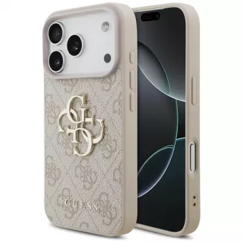 GUESS 4G Big Logo Etui do Apple iPhone 17 Pro / 18 Pro - Różowy