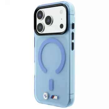 BMW M IML Frosted MagSafe Case do iPhone 18 Pro / 17 Pro - Niebieski