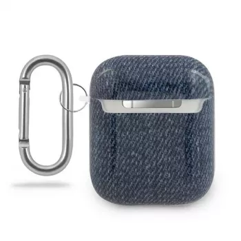 GUESS GUACA2TPUJULDB AirPods 1/2 Pokrowiec Ciemny Niebieski Kolekcja Jeans