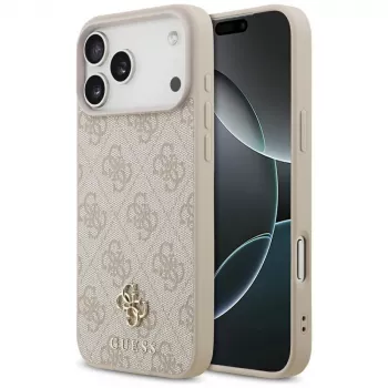 GUESS 4G Small Classic Logo MagSafe etui do iPhone 18 Pro Max / 17 Pro Max - różowy