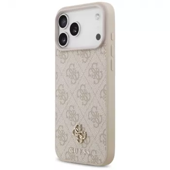 GUESS 4G Small Classic Logo MagSafe etui do iPhone 18 Pro Max / 17 Pro Max - różowy