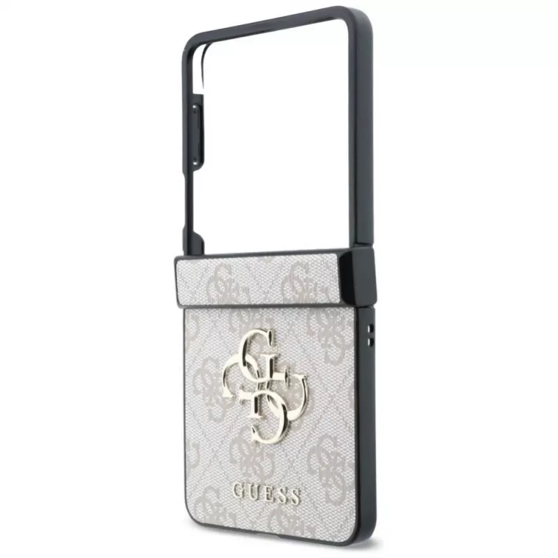 GUESS 4G Big Logo twarda obudowa do Samsung Galaxy Z Flip5 - różowa