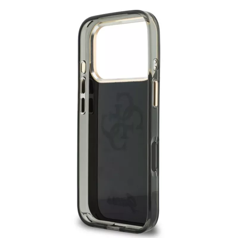 GUESS IML 4G Script Metal etui do iPhone 18 Pro / 17 Pro - czarny