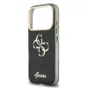 GUESS IML 4G Script Metal etui do iPhone 18 Pro / 17 Pro - czarny