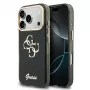 GUESS IML 4G Script Metal etui do iPhone 18 Pro / 17 Pro - czarny