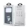 Karl Lagerfeld IML Choupette Body Sketch Print MagSafe Case do iPhone 18 Pro / 17 Pro - Czarny