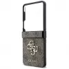 GUESS Big 4G Logo twarde etui do Samsung Galaxy Z Flip4 - brązowy