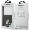 Karl Lagerfeld Karl & Choupette Saffiano Pins Etui na Samsung Galaxy Z Flip5 - Czarny