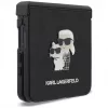 Karl Lagerfeld Karl & Choupette Saffiano Pins Etui na Samsung Galaxy Z Flip5 - Czarny