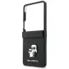 Karl Lagerfeld Karl & Choupette Saffiano Pins Etui na Samsung Galaxy Z Flip5 - Czarny