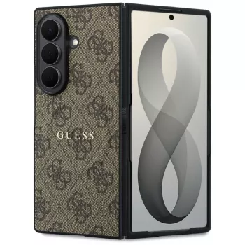 GUESS 4G Classic MagSafe etui do Samsung Galaxy Z Fold 8 Ultra - Brązowy