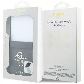 GUESS Big 4G Logo Etui na Samsung Galaxy Z Flip 5 - Czarny