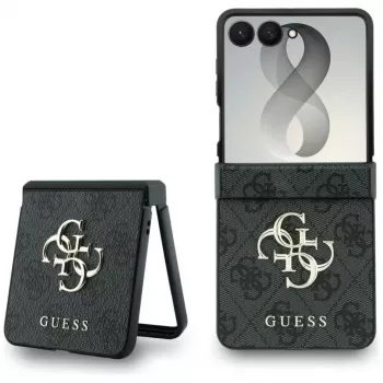 GUESS Big 4G Logo Etui na Samsung Galaxy Z Flip 5 - Czarny