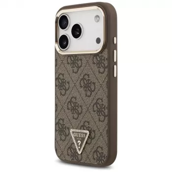 GUESS 4G Triangle Logo MagSafe Case do iPhone 17 Pro / 18 Pro - Brązowy