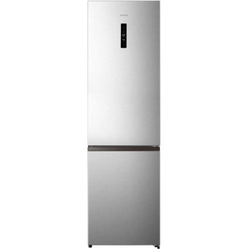 Gorenje NRK620EAXL4 Wolnostojąca lodówko-zamrażarka, 331L pojemności całkowitej, NoFrost Plus, wygląd stali nierdzewnej, klasa energetyczna E