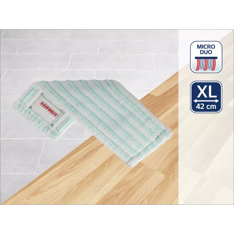 Leifheit Micro Duo zapasowa głowica do mopa Turkus Biały