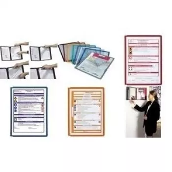 Durable SHERPA PANEL A4 ramka ekspozycyjna, polipropylen szary, do systemów ekspozycyjnych SHERPA