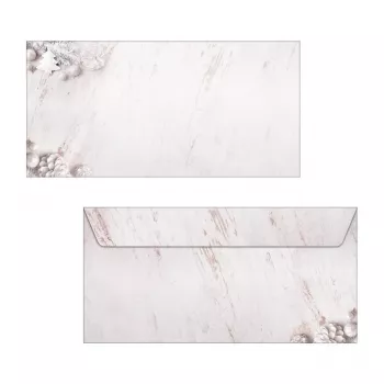 SIGEL 25 kopert świątecznych Rustic White DIN long bez okienka