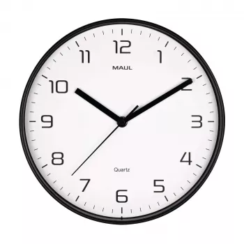 MAULdrip zegar ścienny 25 cm kwarcowy czarny