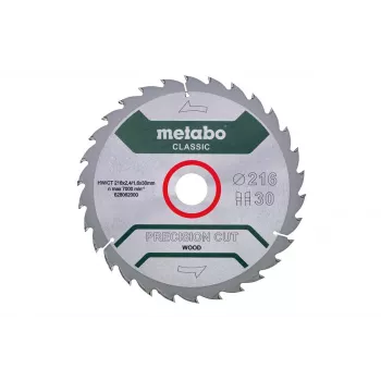Metabo 628062000 Precision Cut Classic Tarcza do piły tarczowej 216mm x 30mm x 40T