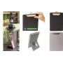 SIGEL Menu Podkładka na menu KB224 Jasnoszary Brązowy A4 PU MDF