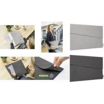SIGEL BA500 14 cali Pokrowiec na laptopa i tablet jasnoszary 100% przetworzony PET