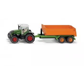 SIKU Farmer Fendt 939 Vario z podwoziem hakowym i kontenerem - zabawka z metalu odlewanego w skali 1:50