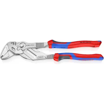 KNIPEX 86 05 250 S5 Szczypce nastawne z funkcją zaciskania do tulei aluminiowych, 250 mm