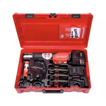 Rothenberger ROMAX 4000 Akumulatorowa Prasownica Zestaw TH16-20-26mm, 4Ah, EU