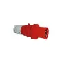 BALS CEE Wtyczka przemysłowa 5-biegunowa 63A 400V IP44 6h Multi-Grip Prosta Czerwona 2155