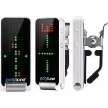 Stroik klipsowy TC Electronic PolyTune Clip - polifoniczny, chromatyczny, stroboskopowy, z automatycznie obracającym się ekranem LED, czarny