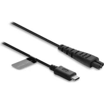 Delock USB Type-C™ Kabel ładujący 5 V do golarek elektrycznych kompatybilny z seriami Remington HC4250, MB4200, MB6850 – 1,2 m kabel zastępczy, czarny