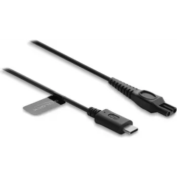 Delock USB Type-C kabel ładujący 15 V do golarek elektrycznych kompatybilny z Philips OneBlade Pro 360 HQ7 HQ8 HQ9, kabel zamienny 1 m