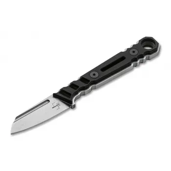 Nóż z pełnym ostrzem Böker Plus Ylvi - stal D2, rękojeść Micarta, pochwa Kydex, ostrze 65 mm
