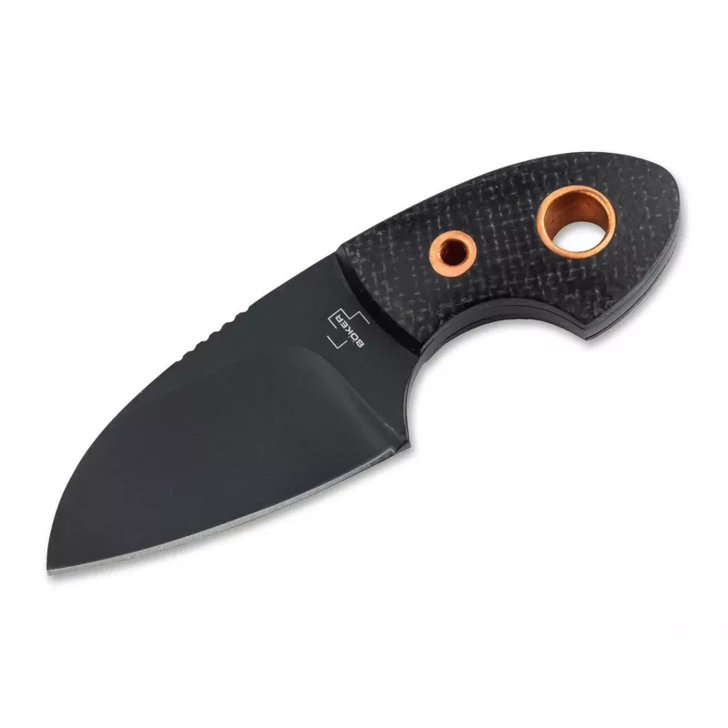 Boker Plus Gnome All Black Copper Nóż z ostrzem stałym