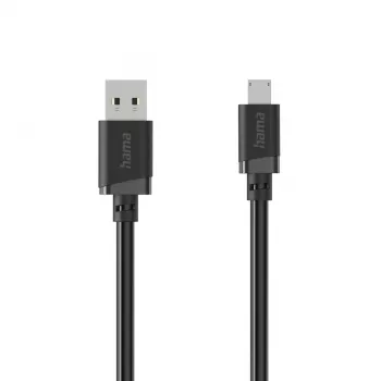 Hama USB-A do Micro-USB Kabel, 2 m, Czarny
