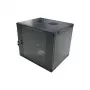 LogiLink 19 inch szafa ścienna jednosekcyjna 6U, Flat Pack, czarna (RAL 9005)