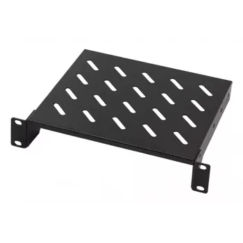 LogiLink 10 inch Półka wspornikowa 200 mm 1U Czarna