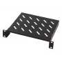 LogiLink 10 inch Półka wspornikowa 200 mm 1U Czarna