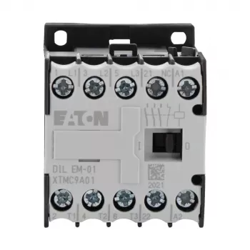 Eaton DILEM-01-G Miniaturowy stycznik, 3-biegunowy, 1 NC, cewka 24 V DC, 4 A AC-3