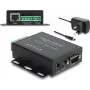 Delock Ethernet LAN Konwerter do RS-232/RS-485/RS-422 i Modbus RTU/TCP Gateway z izolacją 1,5 kV