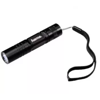 Hama Regular R-98 Latarka, czarna, 9 diod LED, 30 lm, aluminium