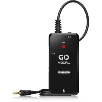 TC Helicon GO Vocal Mobilny interfejs mikrofonowy z wejściem XLR i zasilaniem fantomowym