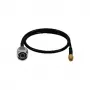 LogiLink WL0104 Kabel pigtail WLAN, N-Type do RP-SMA, 0,5 m, czarny