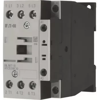 Stycznik mocy Eaton DILM17-10, 3-biegunowy, 1 NO pomocniczy, cewka 230 V AC 50 Hz / 240 V AC 60 Hz, 17 A, 7,5 kW