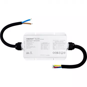 Miboxer LS2-WP Wodoodporny IP67 5-w-1 kontroler LED 2.4G RF (12-24V, 6A/CH, 240W maks.)