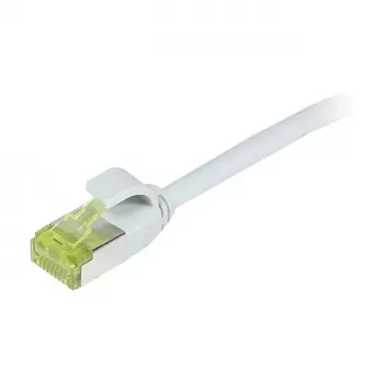 Synergy21 CAT6A S/FTP Slimline kabel krosowy RJ45, 10m, szary, 500MHz, LSZH, AWG28